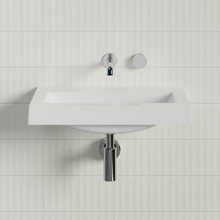 Monaco Grand Ensuite Accessible 600mm Gloss White Wall Hung Basin